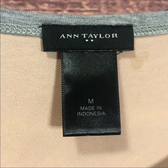Ann Taylor Factory Short Sleeve High-Low Top - Picture 2 of 8
